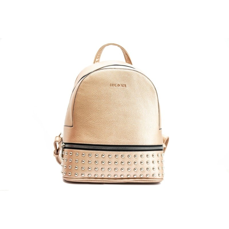 Rucsac Dama Lamonza Auriu Elegant Impermeabil