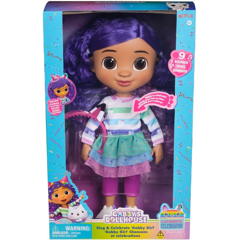 Păpușă Gabby Interactivă Spin Master 33cm, Cântă