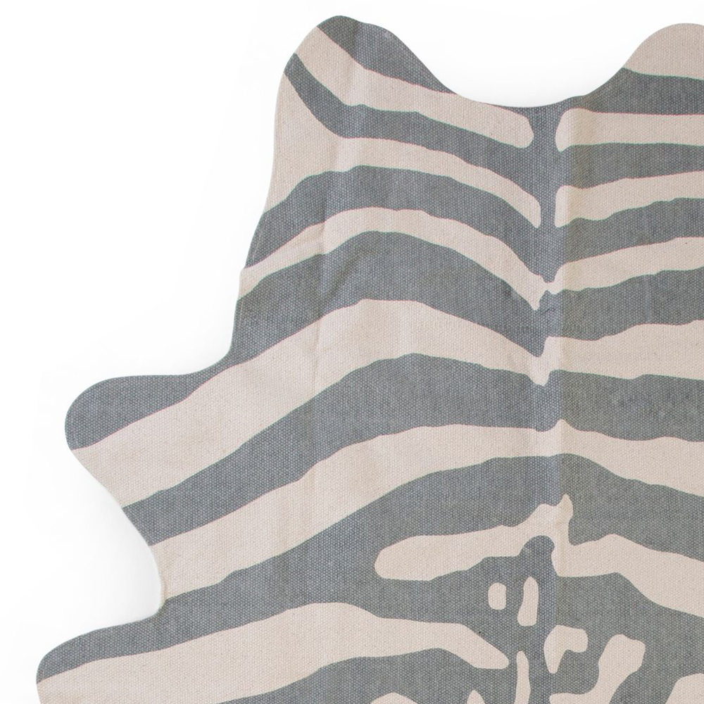 Covor Bumbac Zebra Gri Childhome 145x160 cm