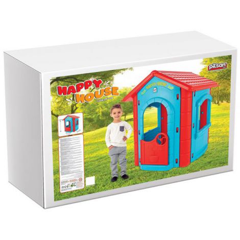 Casuta Pilsan Happy House Blue pentru Gradina - imagine 3