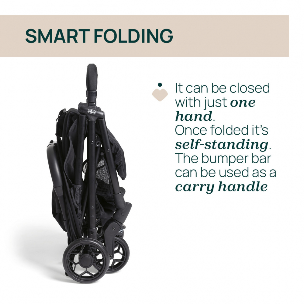 Chicco Urbino Black - Carucior sport 0-22kg - imagine 2