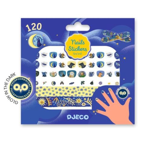 Djeco Stickere Unghii Reflectia Lunii | Fără Ojă