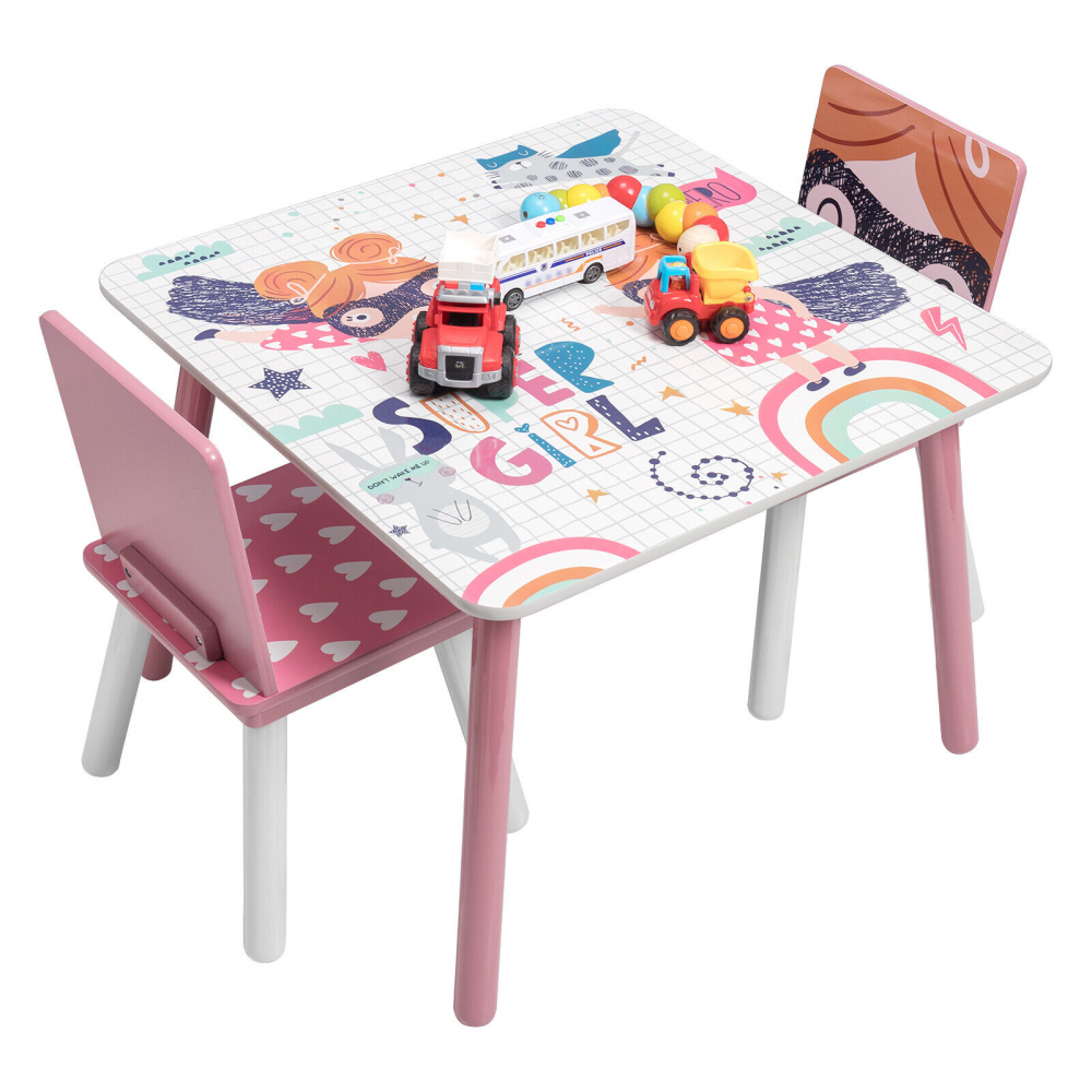 Set masă și 2 scaune Ginger Home Super Girl - imagine 2