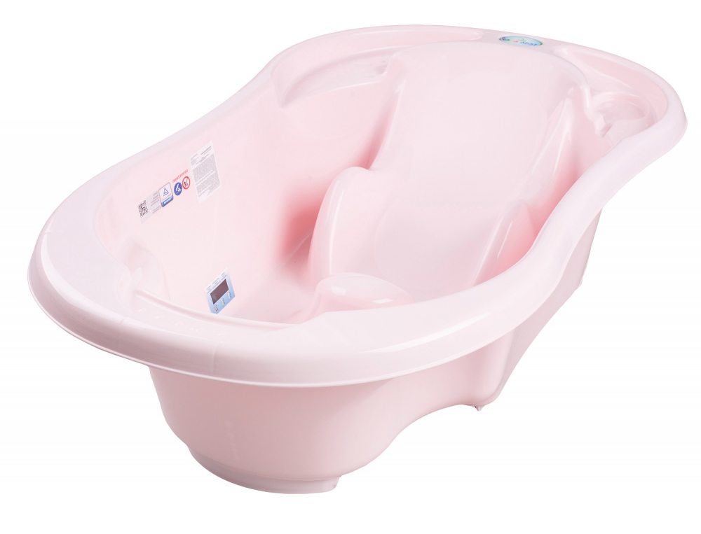 Cadita Anatomica cu Termometru Tega Baby, Roz