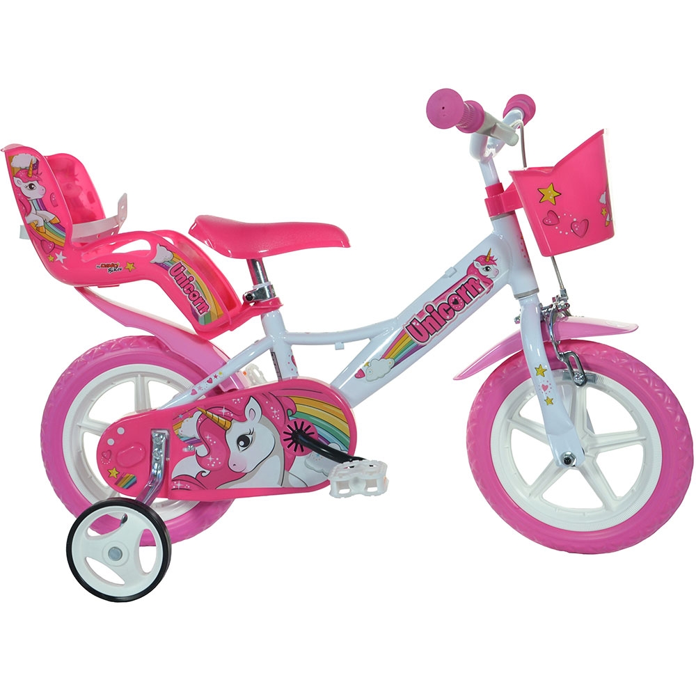 Bicicleta Dino Bikes Unicorn 12" cu Accesorii - imagine 9