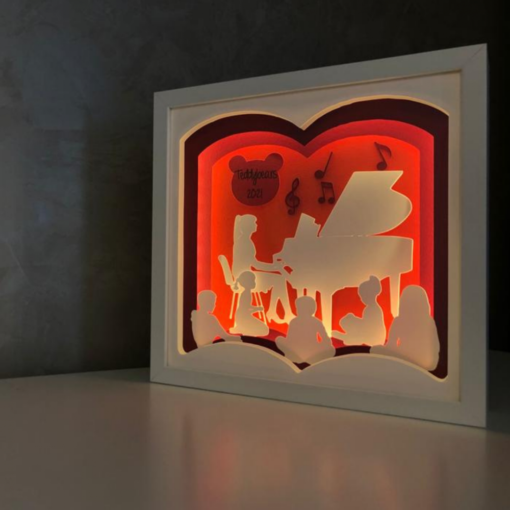 Tablou Luminos Învățătoare Noorhandmadeatelier