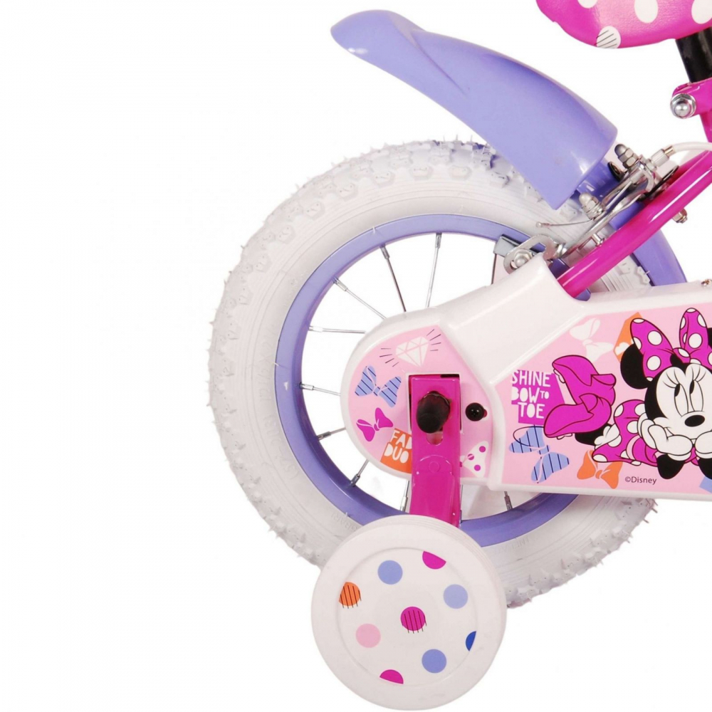 Bicicleta EL Minnie Mouse 12" - Perfectă pentru fetite - imagine 5