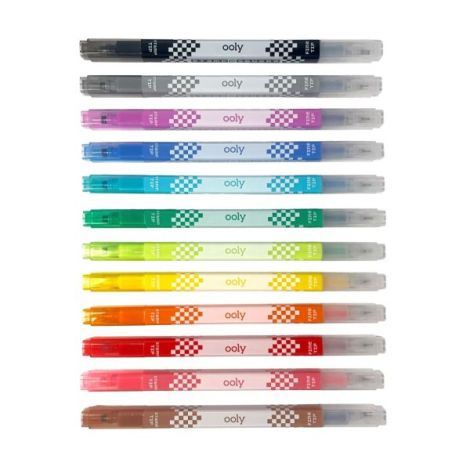 Carioci Ooly duble cu ștampilă - Set 12 buc - imagine 9