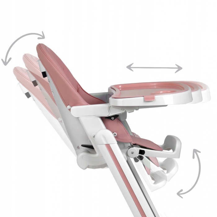 Scaun de masa Ricokids Tugo 3-in-1 roz