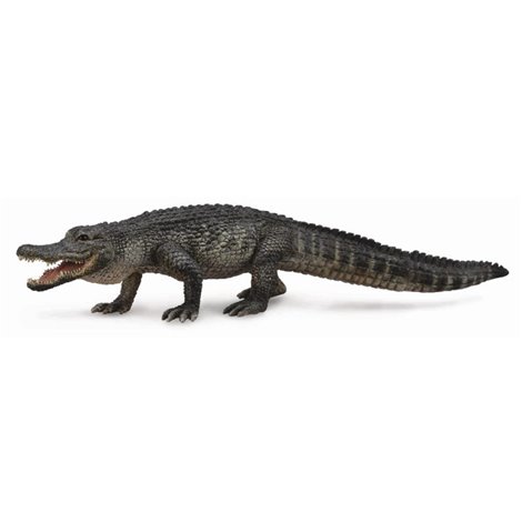 Figurina Aligator American Collecta Pictată Manual