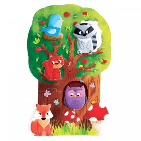 Headu Montessori Puzzle Padurea Educational - imagine 6
