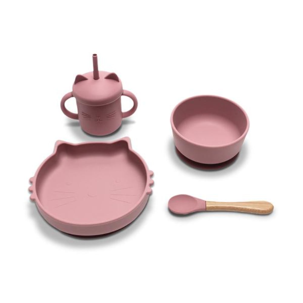 Set Hranire Lorelli Silicon, 4 Piese, Pink