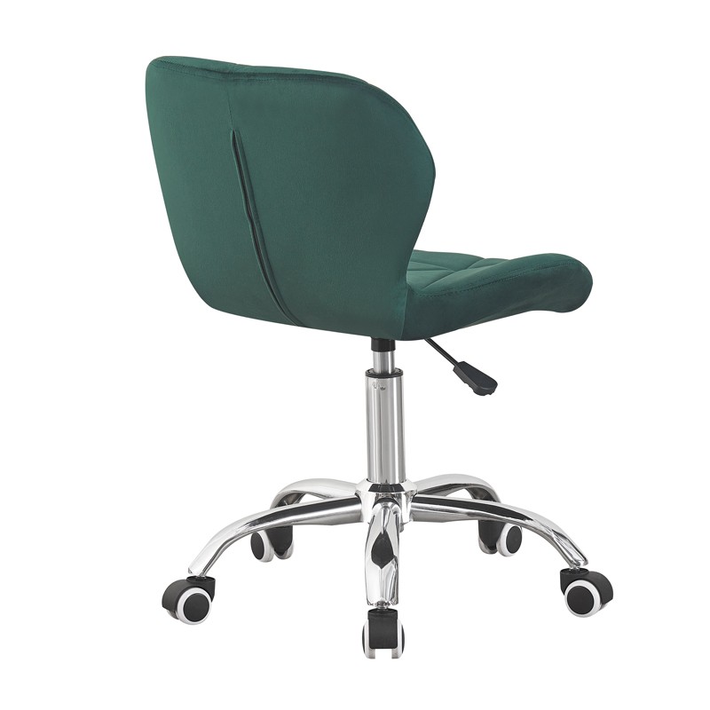 Scaun Birou Procart Velvet Verde Reglabil - imagine 3