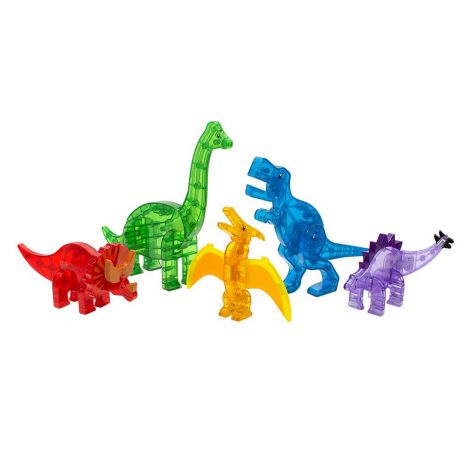 Magna-Tiles Dinos - 5 Figurine Magnetice - imagine 6