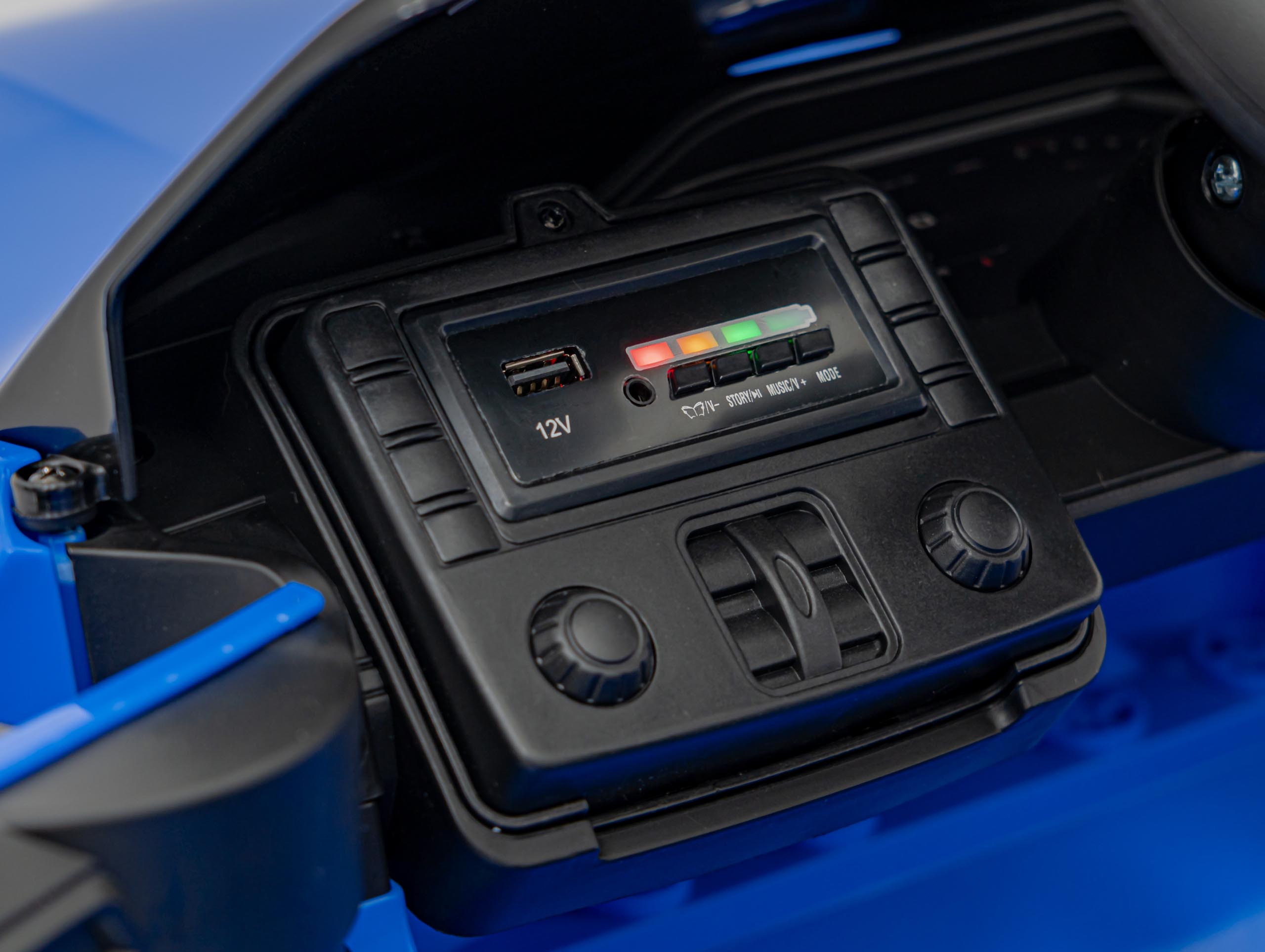 Masinuta Electrica BMW M4 12V Albastru - Autokids - imagine 9