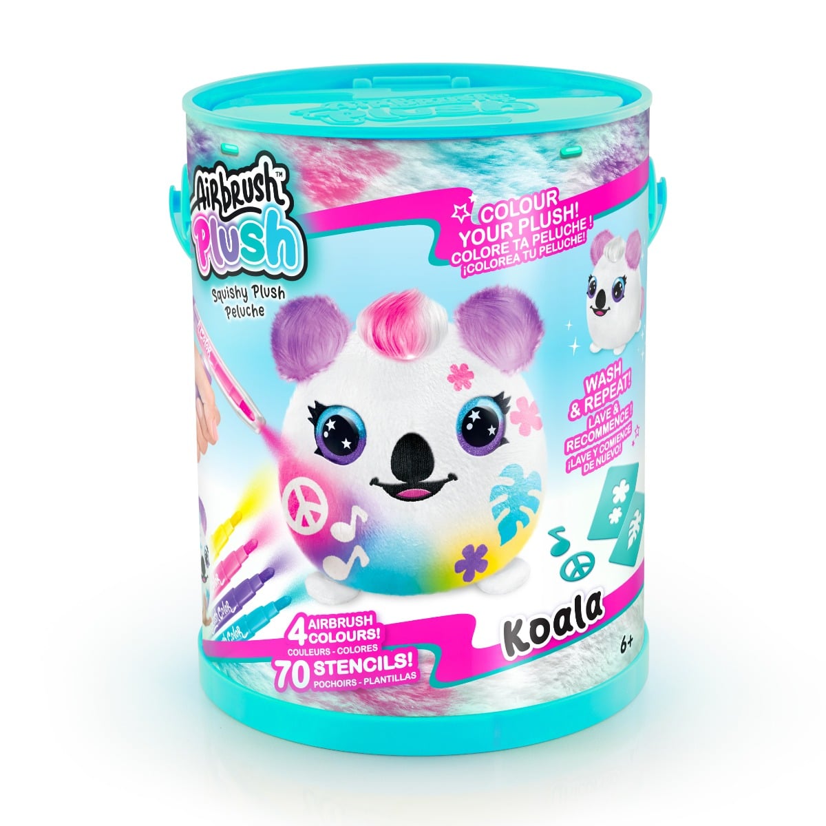 Jucărie Plus Koala de Colorat Airbrush Plush
