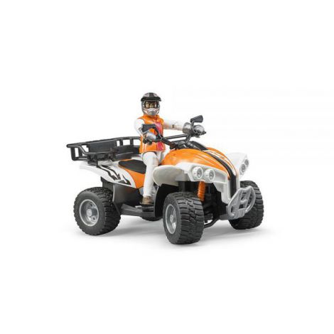 Bruder ATV cu Sofer - Jucarie Teren Realista