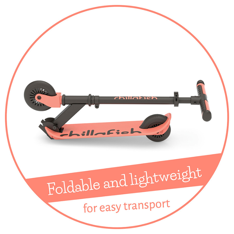 Trotineta Chillafish Flexxi Glow LED Flamingo