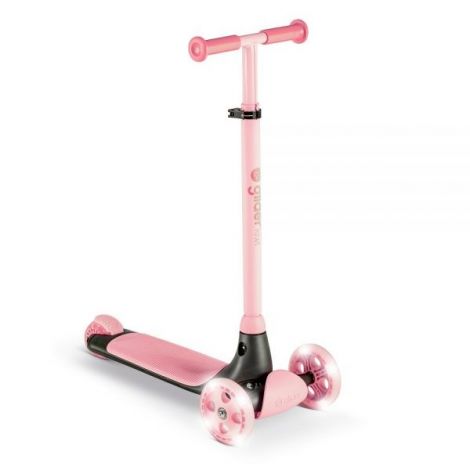 Yvolution Y Glider Pink - Trotineta 3 Roti LED