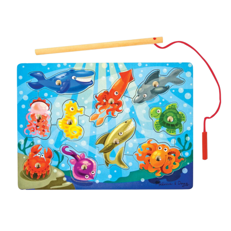 Joc Pescuit Magnetic Melissa & Doug 10 Piese