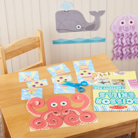 Învață să decupezi Viața Marină Melissa & Doug - imagine 2