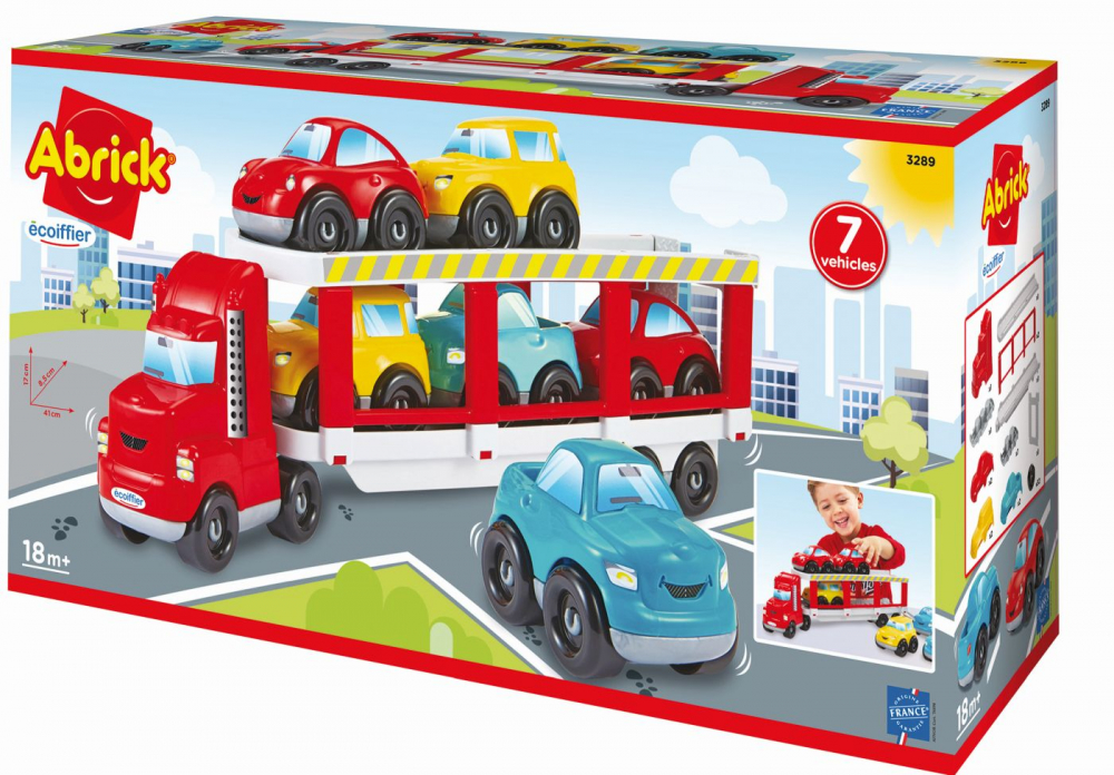 Ecoiffier Abrick Platformă Transport Auto Simba