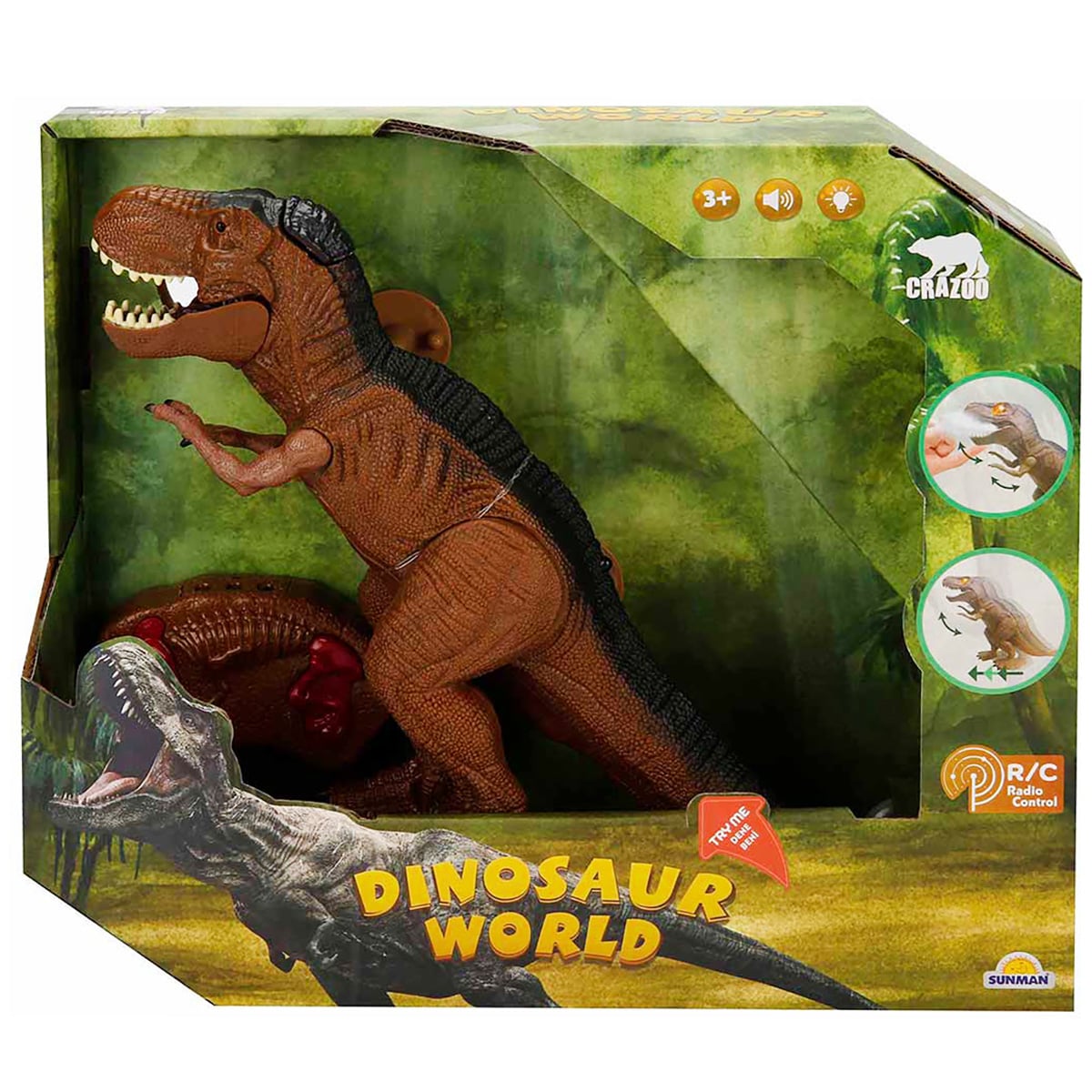 Dinozaur Interactiv cu Telecomanda Crazoo