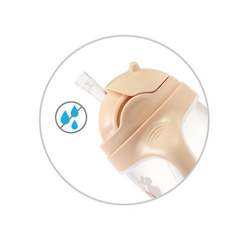 Cana cu pai Babyono 240 ml, Crem - imagine 4