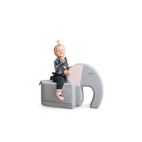 Fotoliu Puf Elefant Moje Bambino - Siguranță și Confort - imagine 2