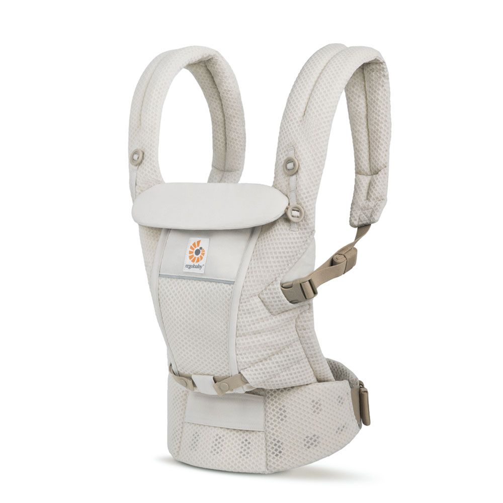 Marsupiu Ergobaby Adapt Soft Flex Mesh, Beige - imagine 3