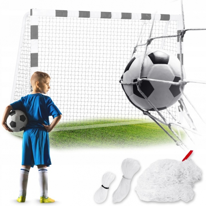 Plasă Poartă Fotbal Neo Sport, Rezistentă - imagine 4