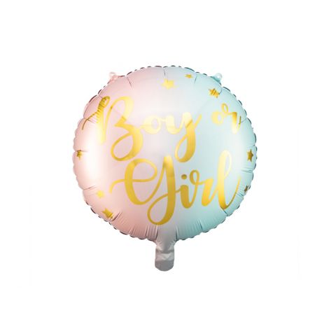 Balon Folie Boy/Girl 35cm Party Deco - Reveal!