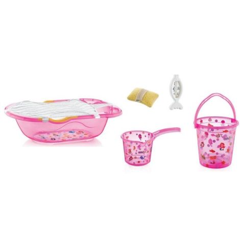 Set Cadita Baie BabyJem 6 Piese Bleu - imagine 7