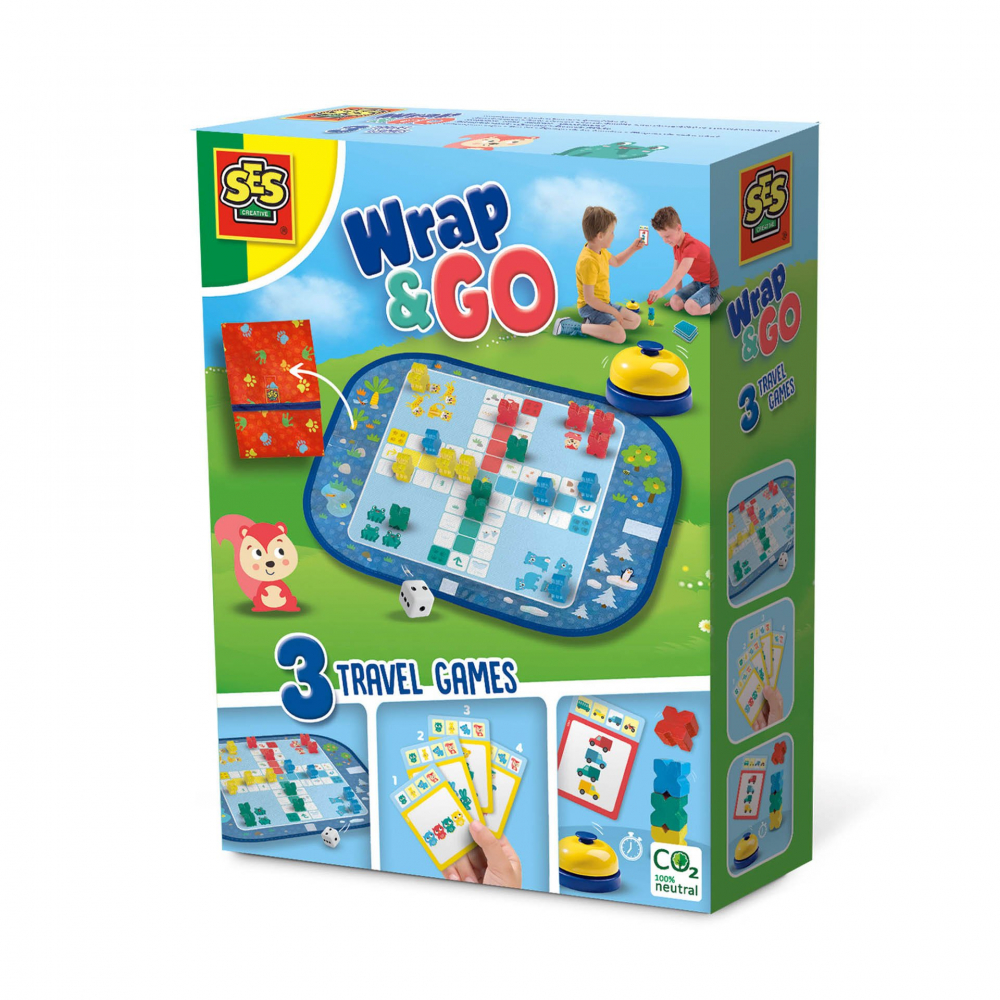 Set 3 Jocuri Copii Ses Creative Pliabil - WrapGo