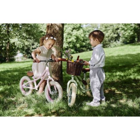 Bicicleta Echilibru Hudora Retro Roz - imagine 2