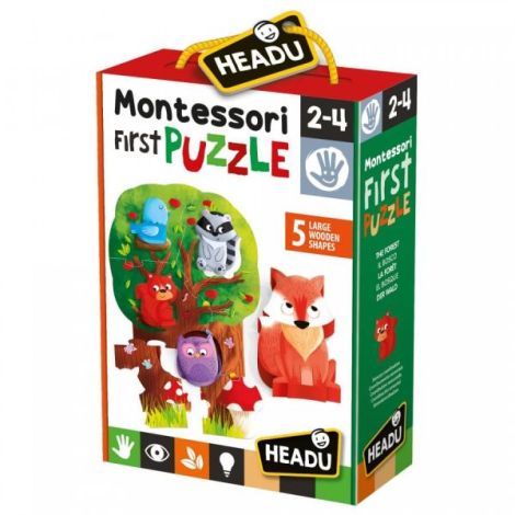 Headu Montessori Puzzle Padurea Educational - imagine 2