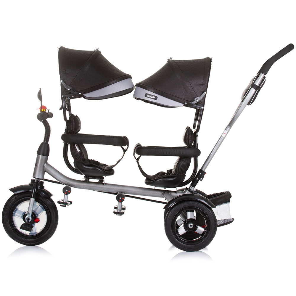 Tricicleta Chipolino 2Play Gemeni, Argintiu - imagine 3