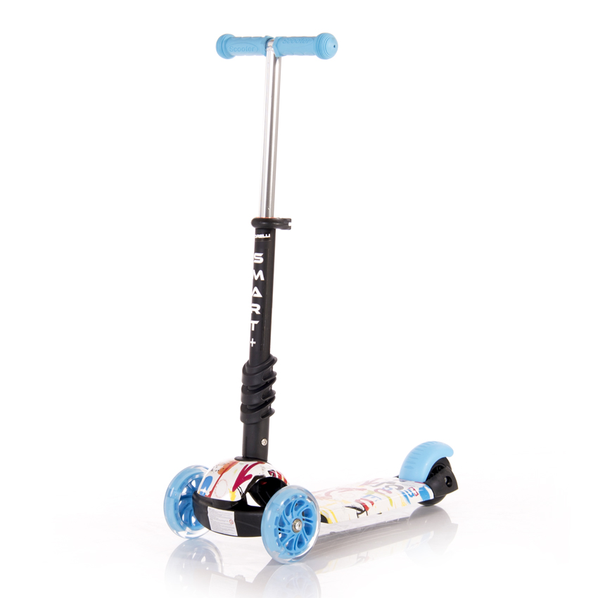 Trotineta Lorelli Smart Plus 3 Roti LED + Maner Parental - imagine 3