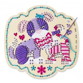 Broderie pe lemn Catel si Pisicuta Melissa & Doug - imagine 4