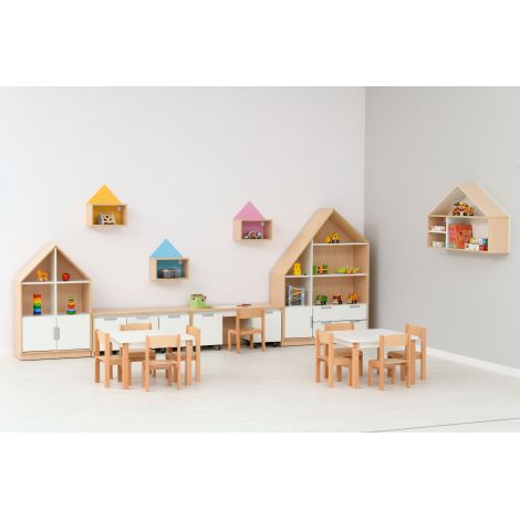 Dulap Quadro Casuta 3 Arțar | Moje Bambino - imagine 2