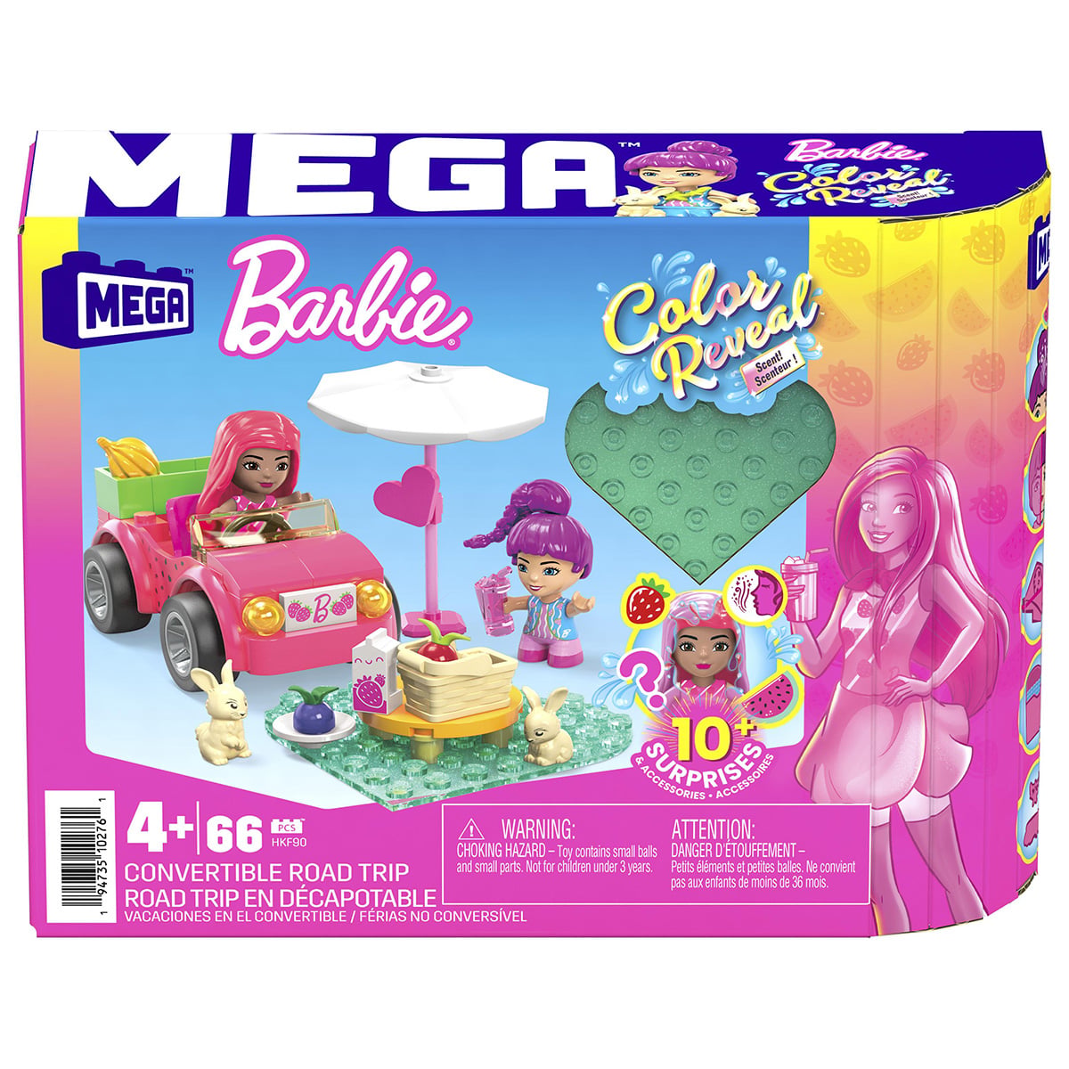 Mega Bloks Barbie Color Reveal Road Trip