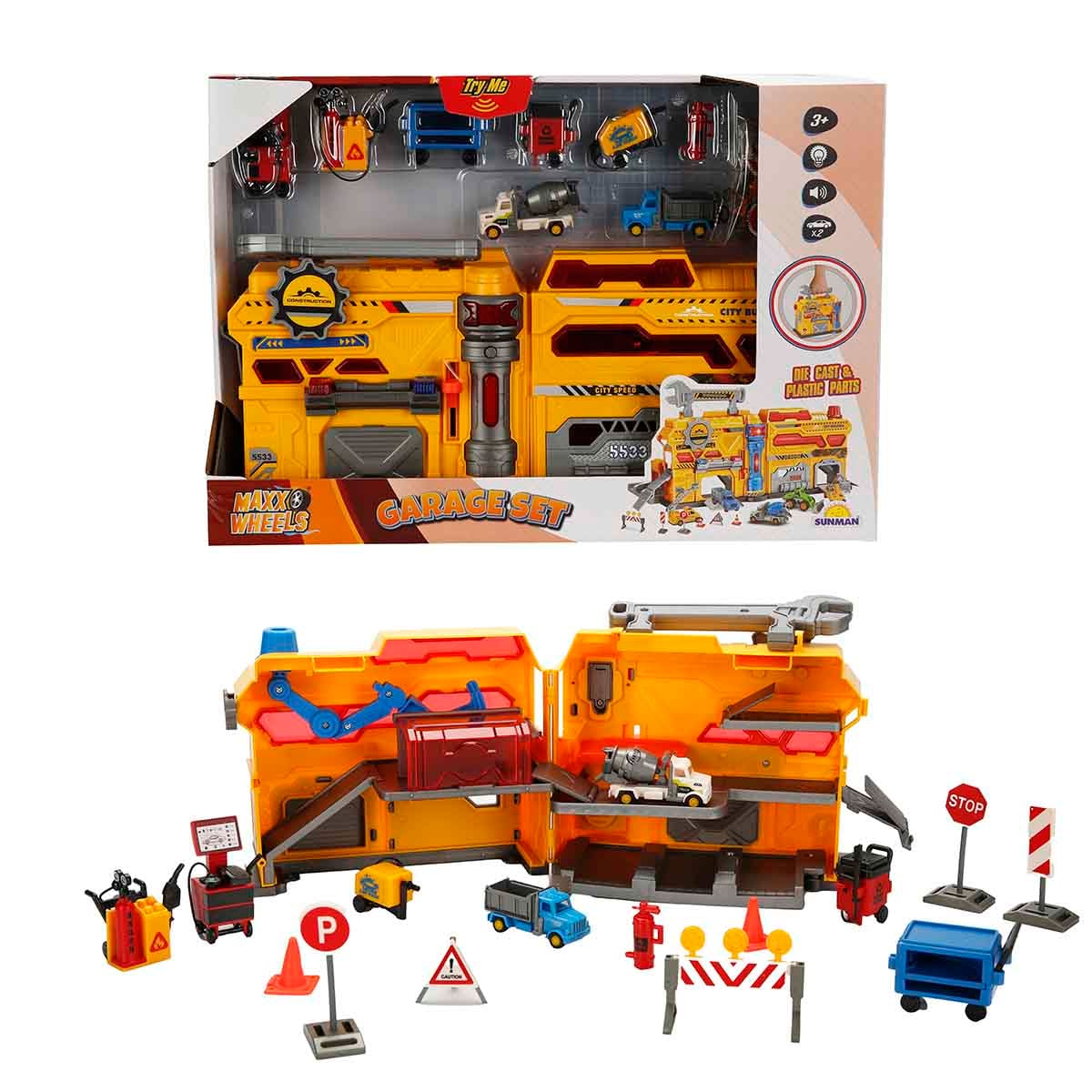 Set Garaj Maxx Wheels - Joacă Interactivă