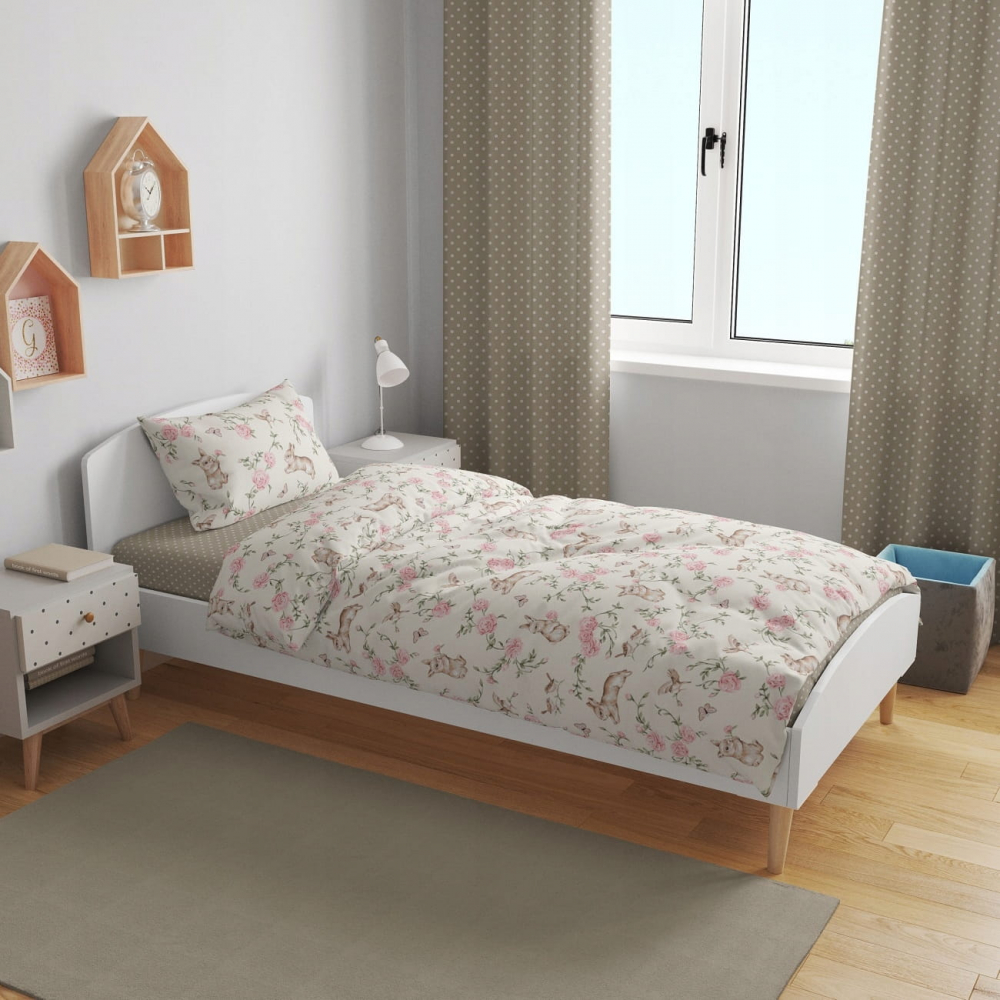Set Lenjerie Pat BabyMam Secret Garden, Bumbac 100% - imagine 3