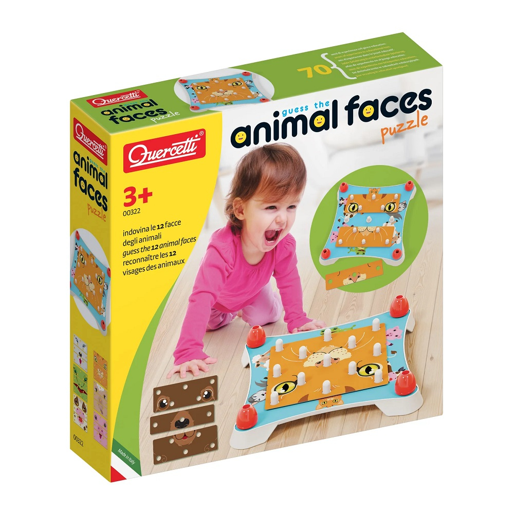 Puzzle Quercetti Ghiceste Animalul | Joc Educativ