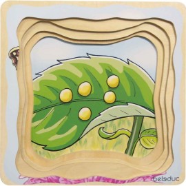 Puzzle Stratificat Fluturele Beleduc - Educațional - imagine 7
