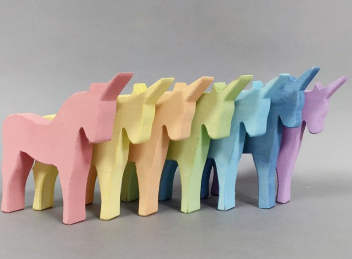 Set 7 Unicorni Handmade Marc Toys - Culori Pastel
