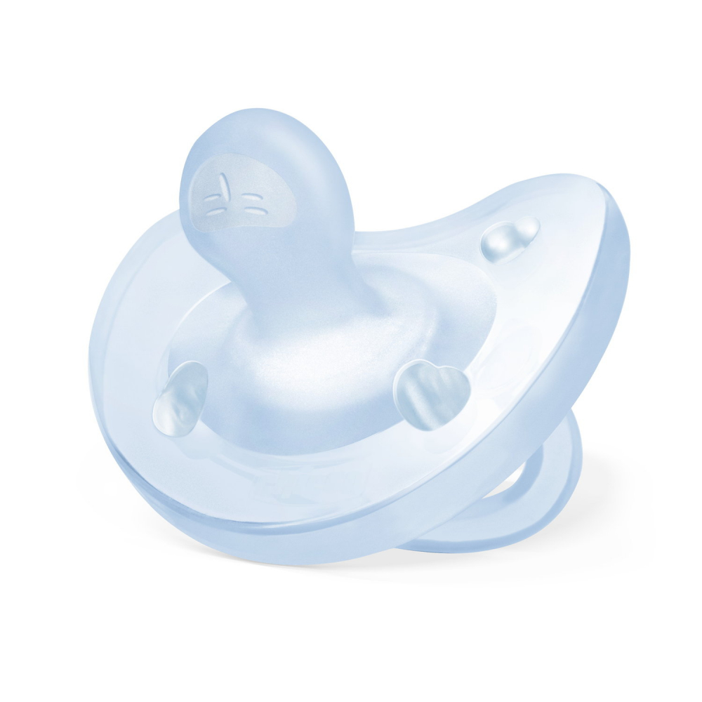 Suzeta Chicco PhysioSoft 0-6luni, Anatomica, Silicon - imagine 8