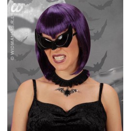 Ochelari Bat Carnaval Liliac | Widmann Italia - imagine 2
