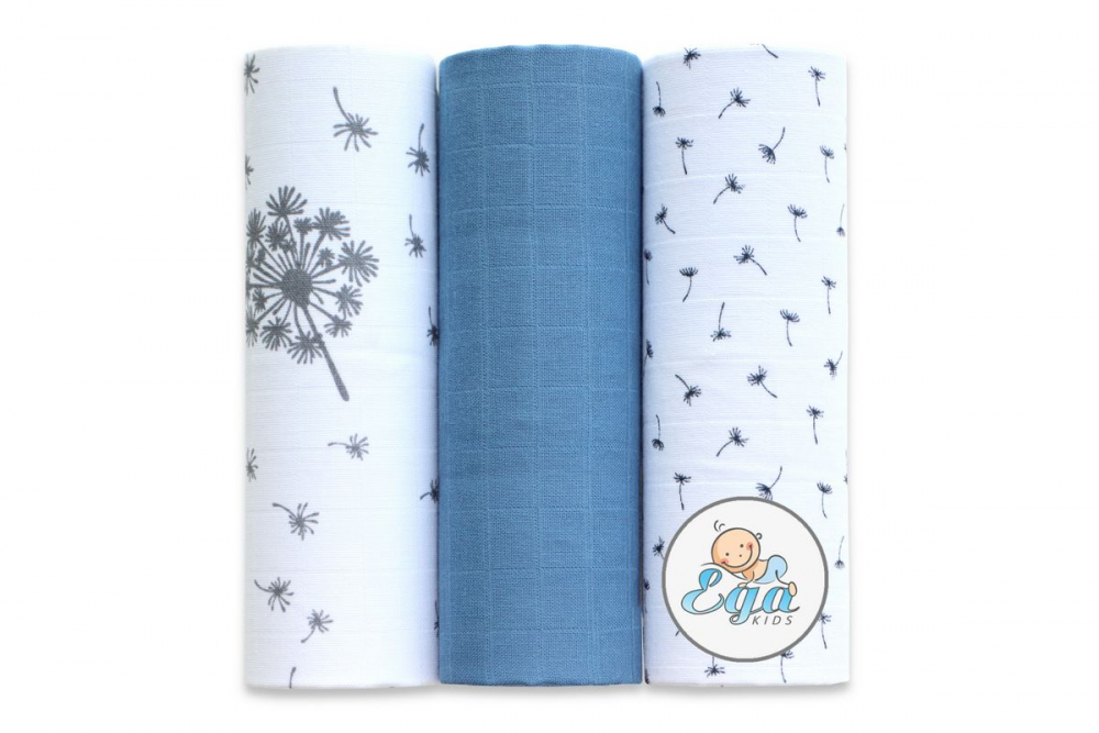 Set 3 Scutece Egakids Bumbac 60x80cm