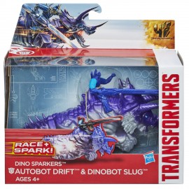 Set Transformers Autobot Drift & Dinobot Slug Hasbro - imagine 2